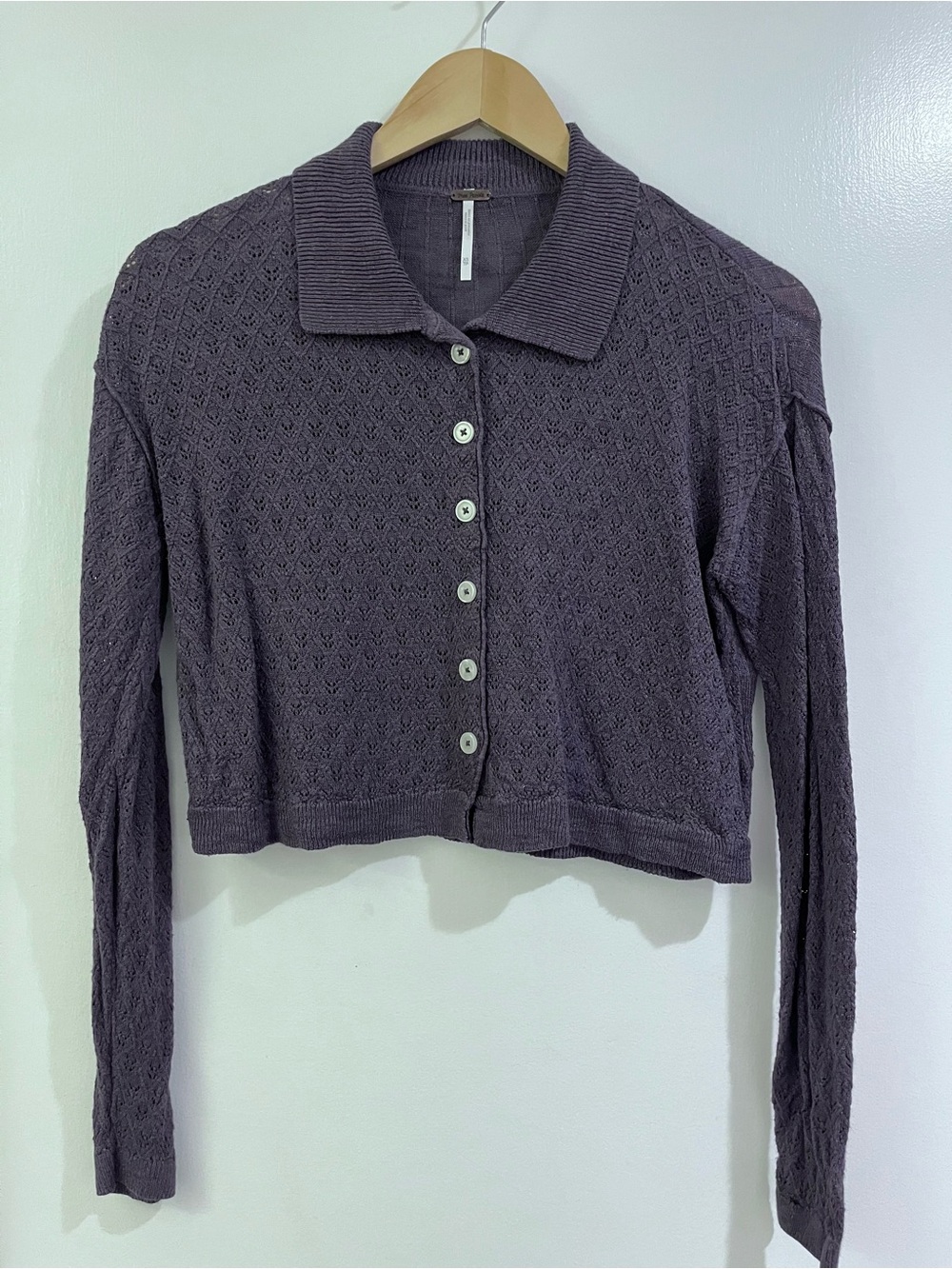 Free People Ribbed Knit Cardigan